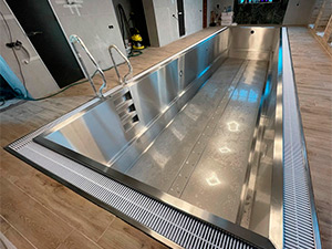 Бассейны из нержавеющей стали