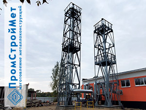 Дымовые трубы с башнями