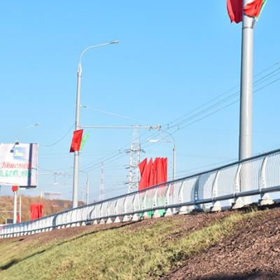 Перильное ограждение для путепровода